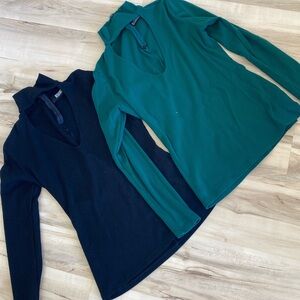 Reformation keyhole long sleeve, ribbed